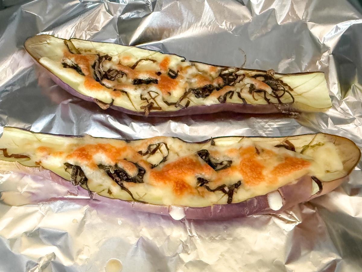 トースターで焼き上がった様子