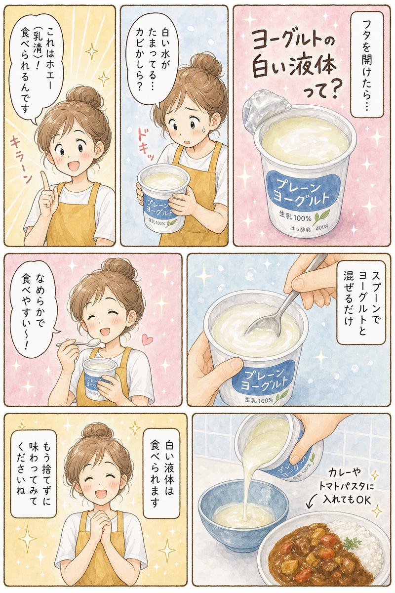 「ヨーグルトの白い液体、捨てないで！」その正体に「知らなかった」「もう捨てません」