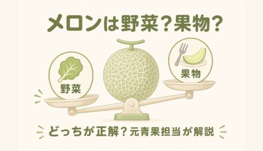 「メロンは野菜？果物？」←どっちが正解？元青果担当が教える意外な分類