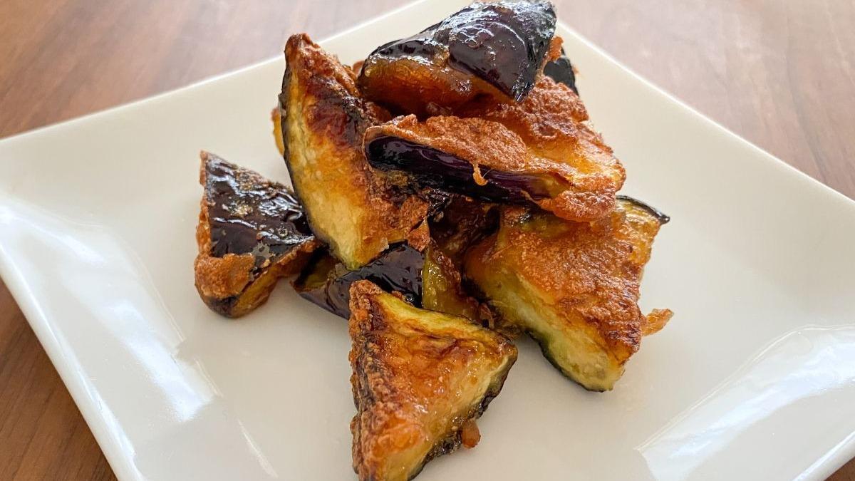 ナスの唐揚げの完成