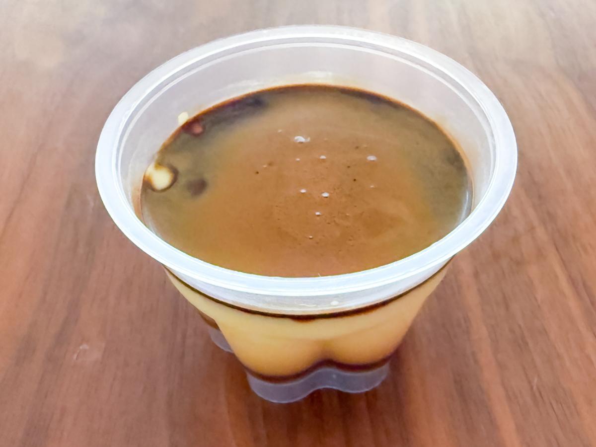 コーヒープリンの仕上がり