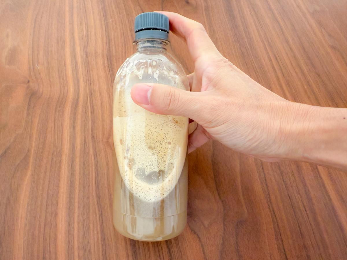 ナッツコーヒーの仕上がり