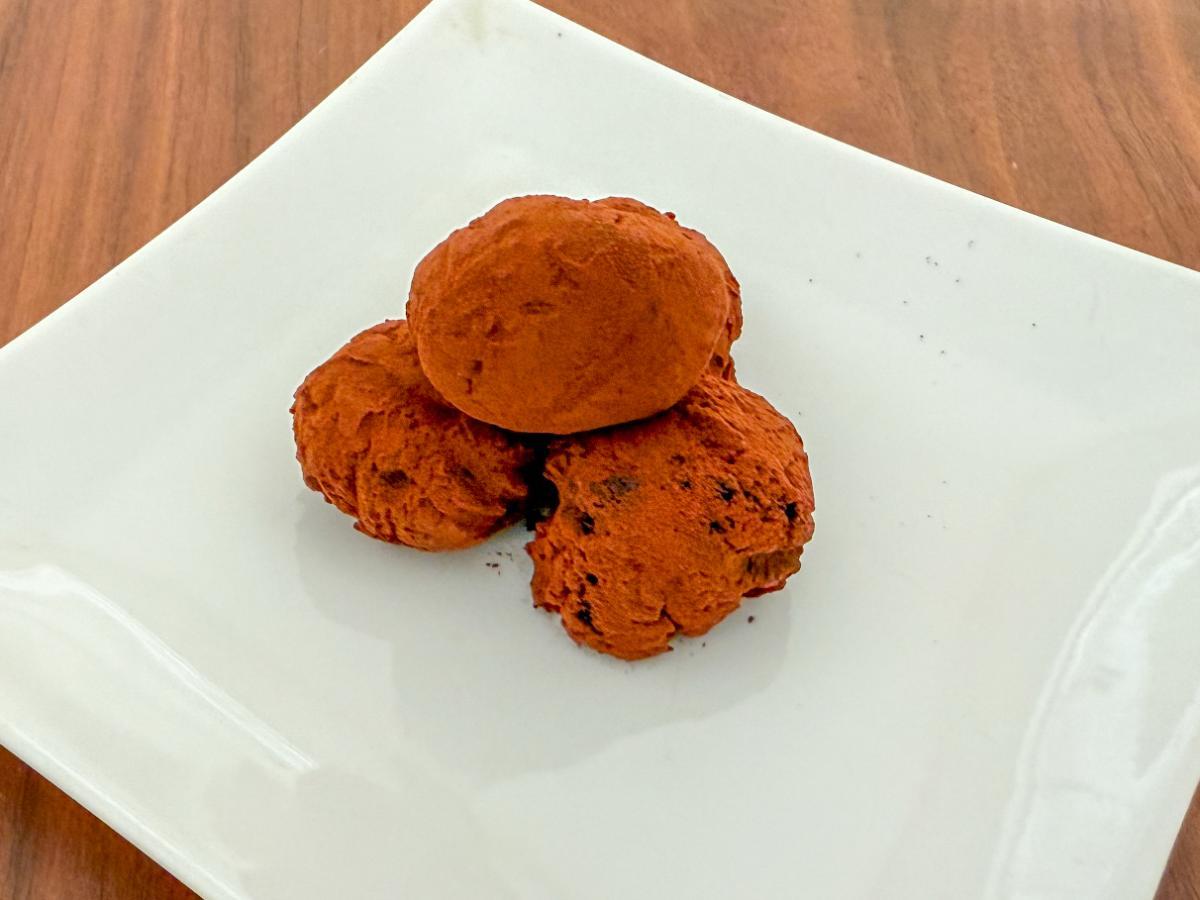 コーヒートリュフの仕上がり