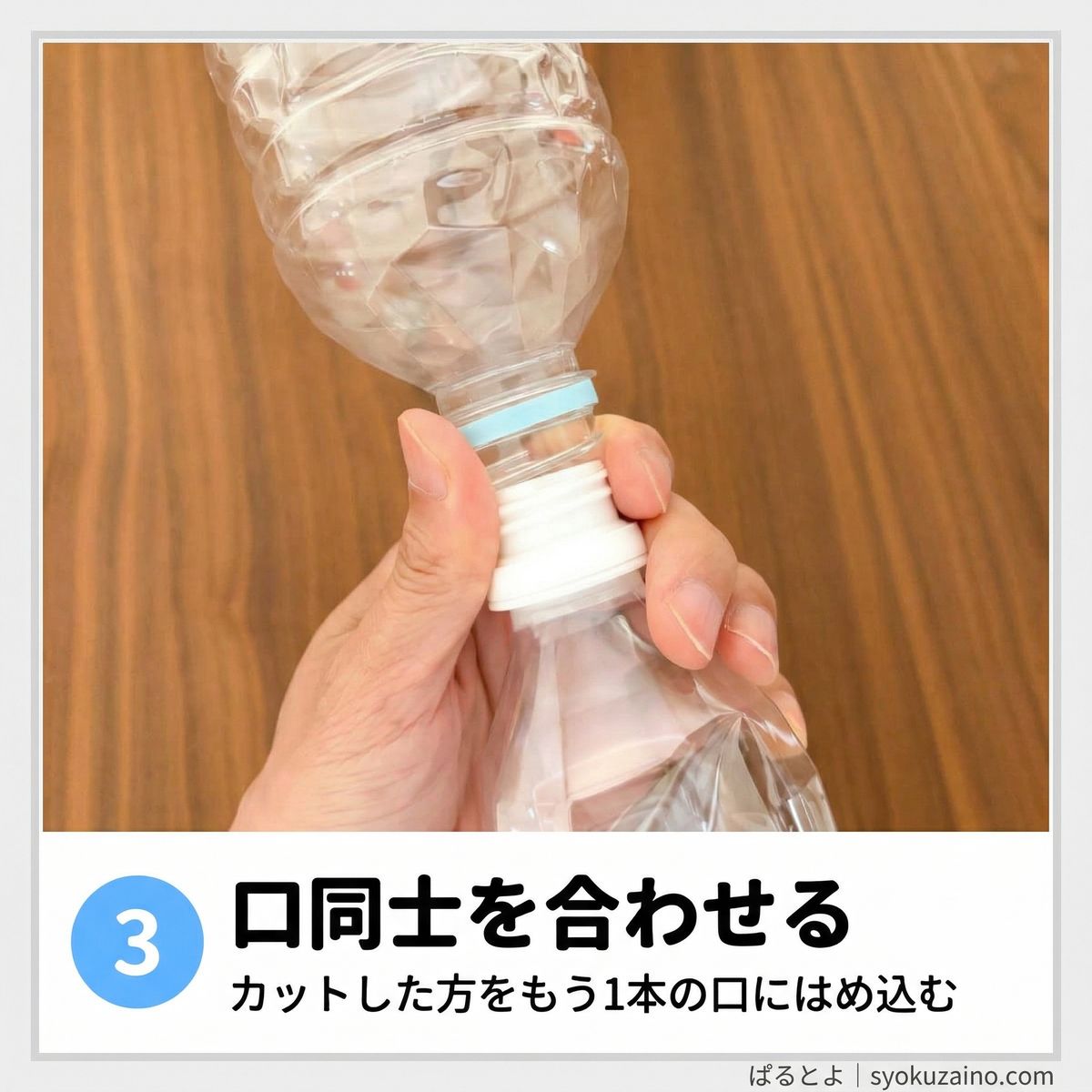 ステップ3：口同士を合わせる