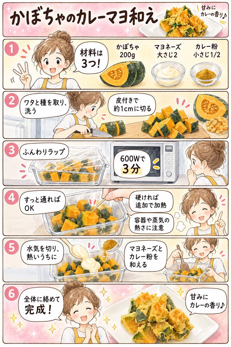 漫画_かぼちゃカレーマヨ