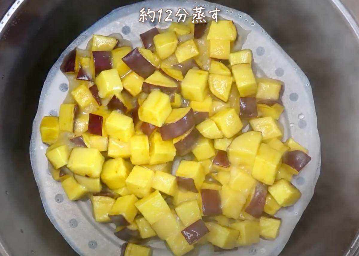 約12分蒸す（文字統一修正版）