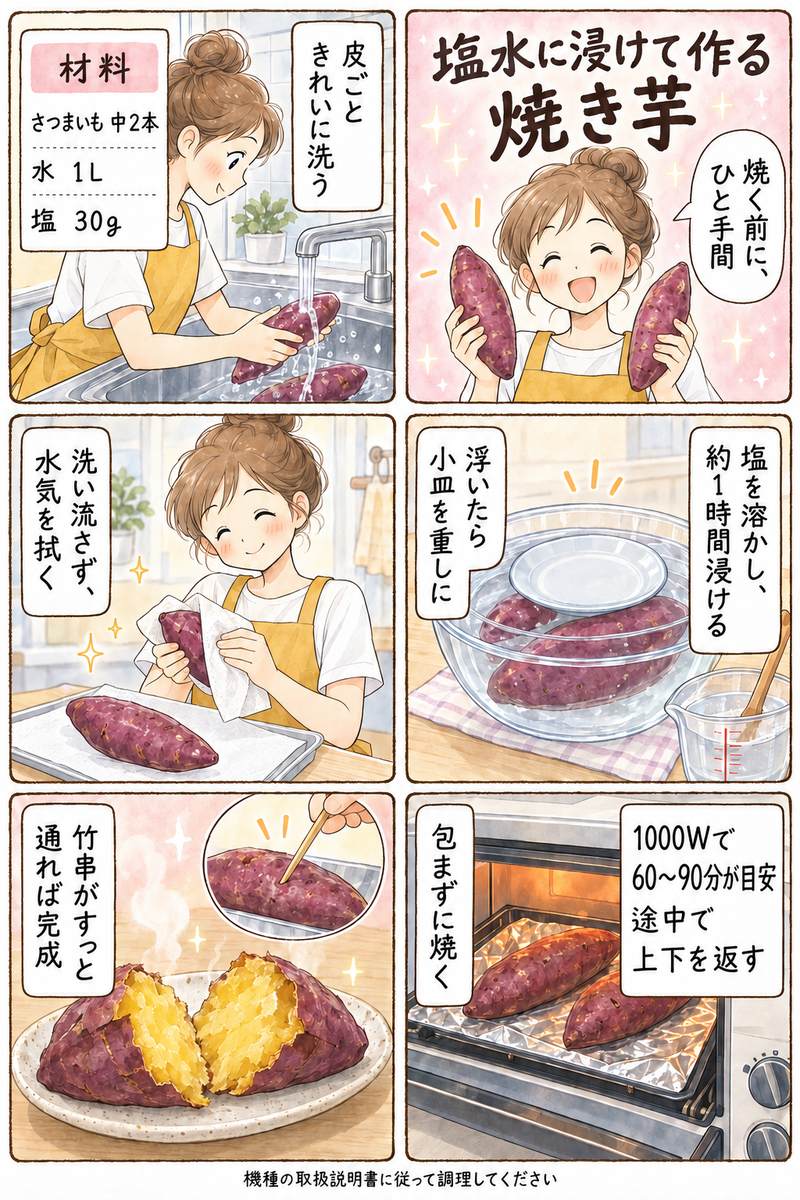 塩水焼き芋_漫画