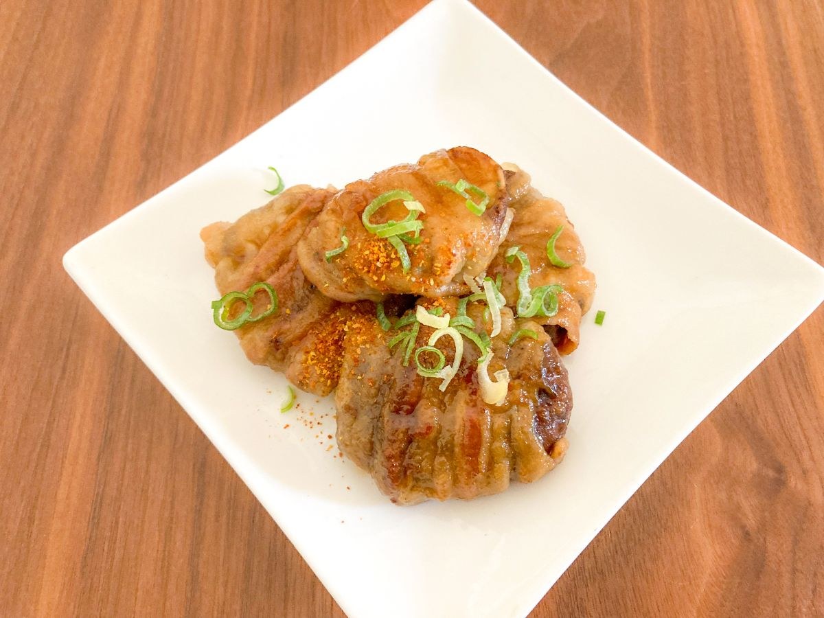 しいたけの肉巻き