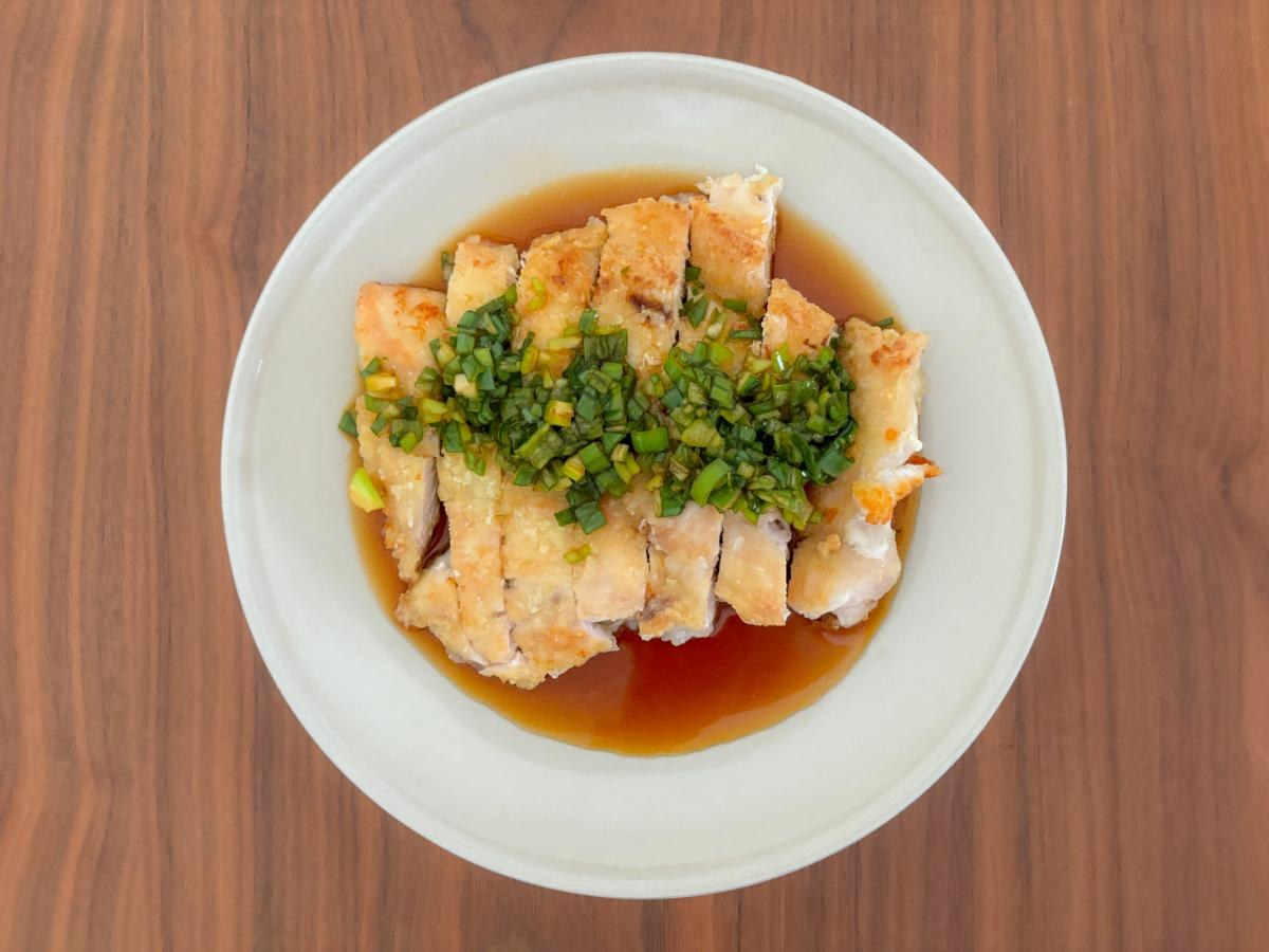 鶏むね肉の油淋鶏風