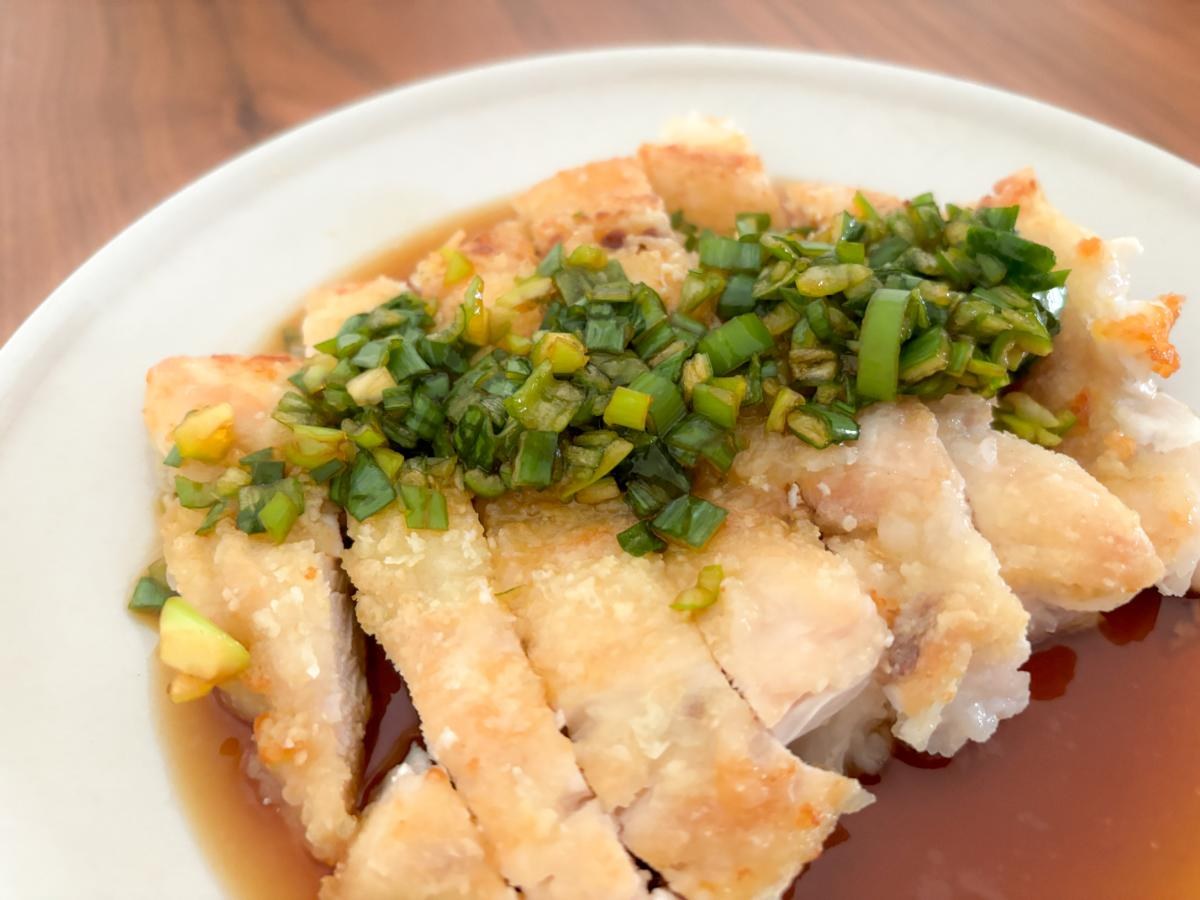 鶏むね肉の油淋鶏風